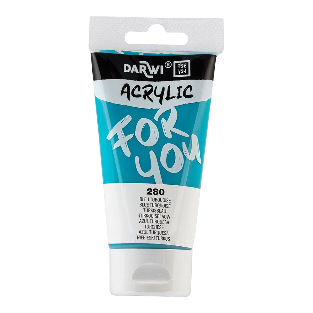 DARWI FOR YOU Acrylic 75ml Turquoise Blue (280)