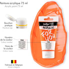 DARWI FOR YOU Acrylic 75ml Vermilion Pyrrolo (753)