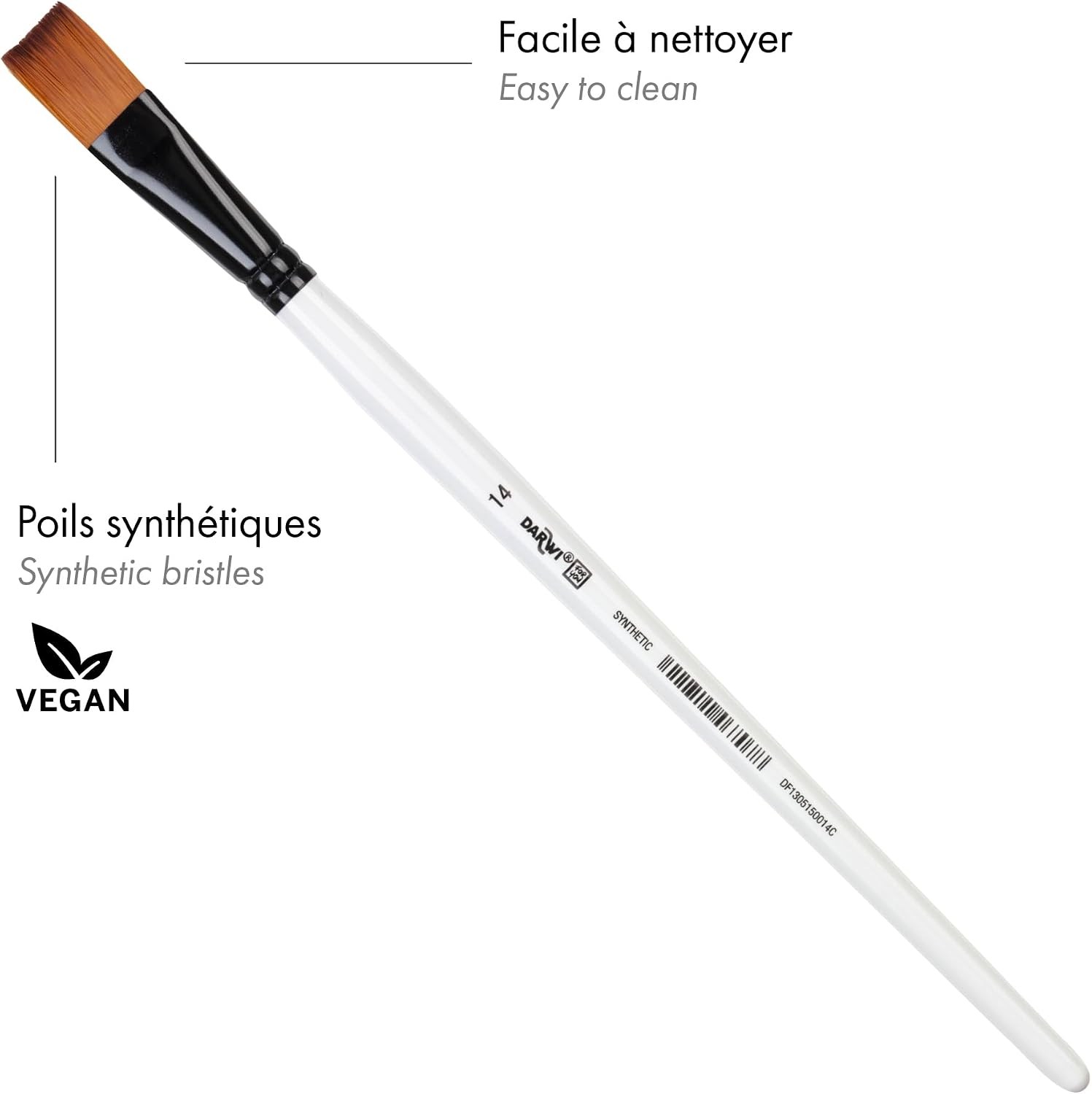 DARWI FOR YOU Flat Brush Size 12