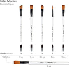 DARWI FOR YOU Set of 5 Brushes Medium Set 3