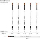 DARWI FOR YOU Set of 5 Brushes Thin Set 2