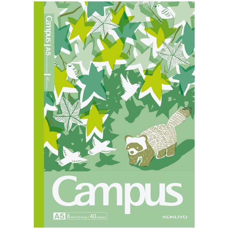 KOKUYO Campus AC Illustrator Notebook A5 40P Walking With Animals