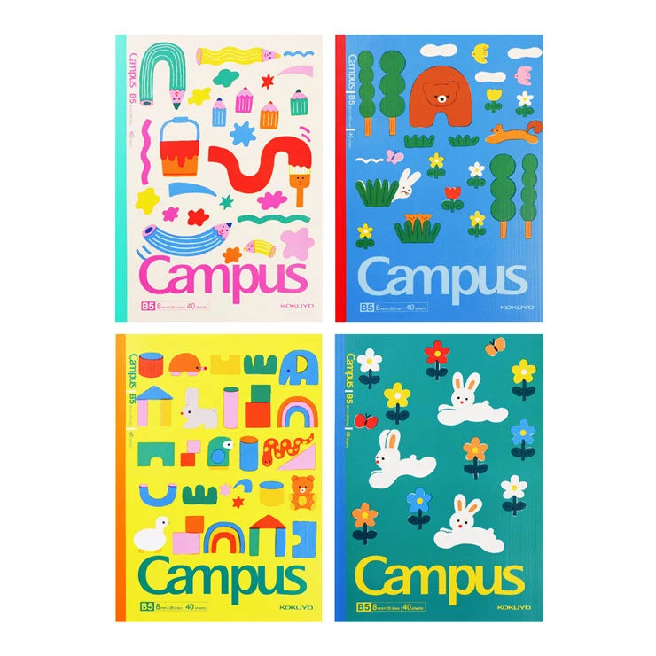 KOKUYO Campus AC Illustrator Notebook B5 40P My Little Friends
