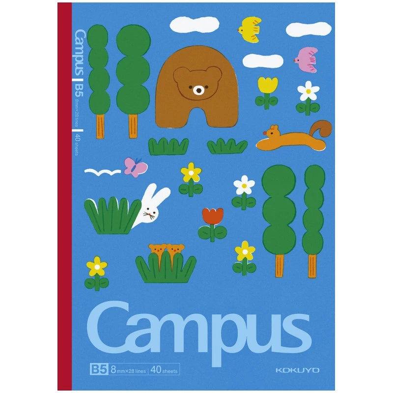 KOKUYO Campus AC Illustrator Notebook B5 40P My Little Friends