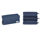 KOKUYO Campus Large Capacity 3-Compartment Pencase Purple (WSG-PC363V)