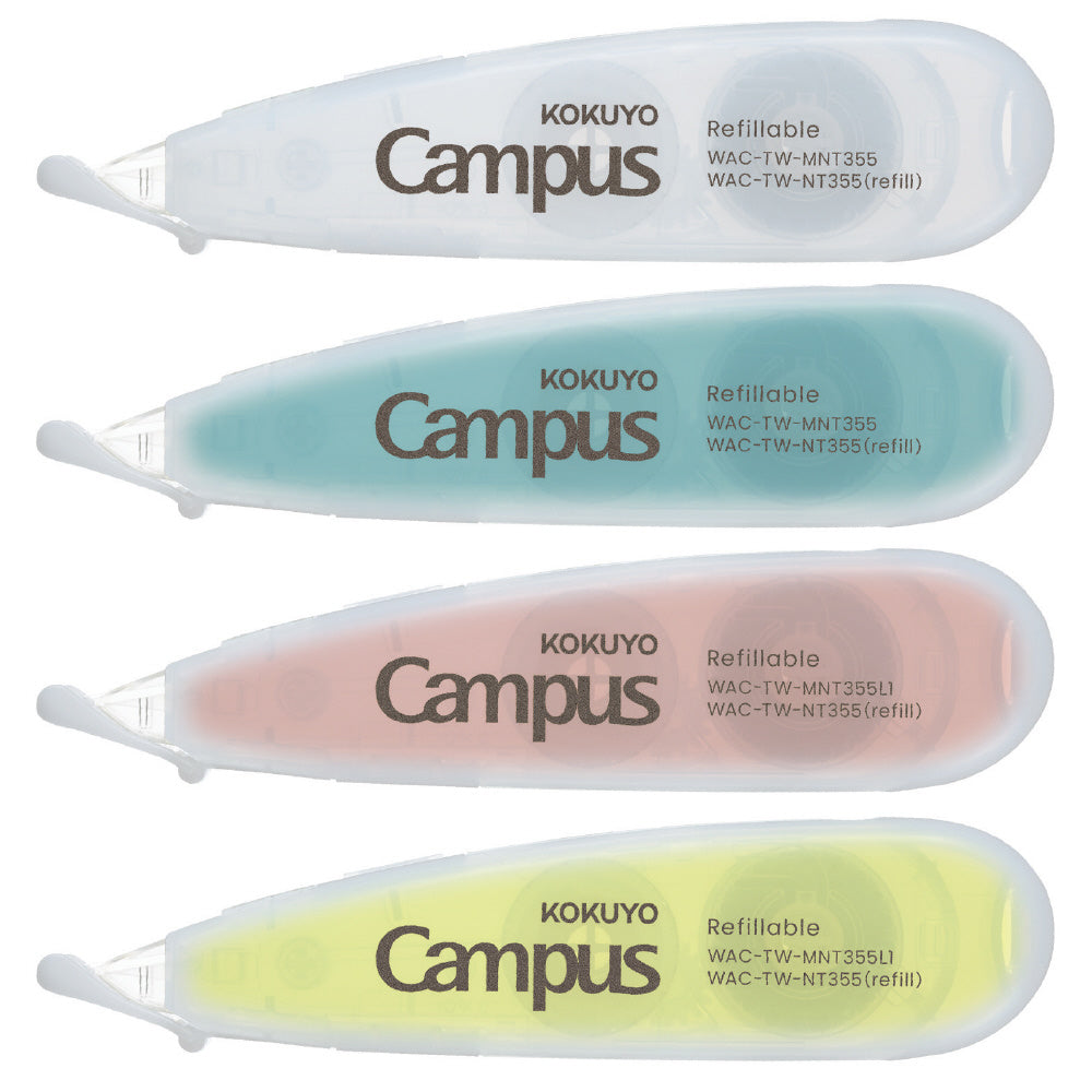 KOKUYO Campus Correction Tape NAVI LINE Refillable Slim Type White