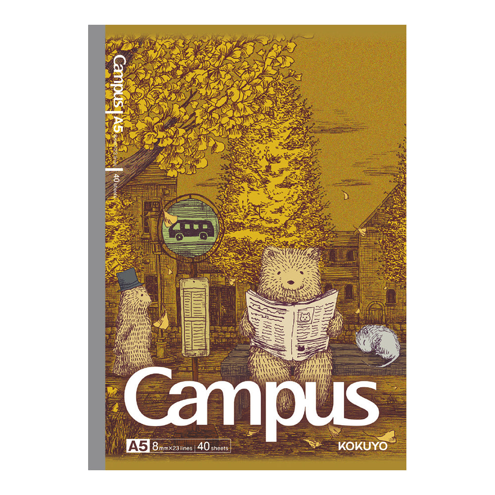 KOKUYO Campus AC Illustrator Notebook A5 40P Hosio Hirotta
