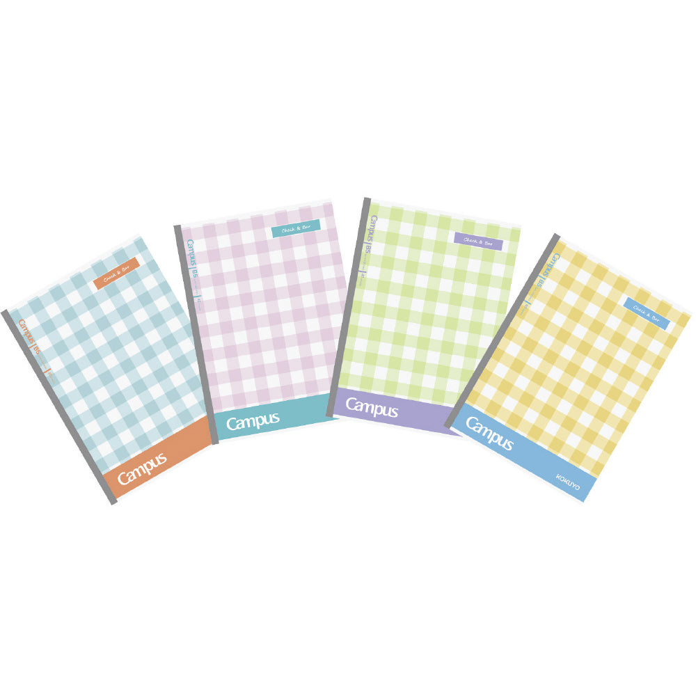 KOKUYO Campus AC Notebook B5 40P Plaid Pattern