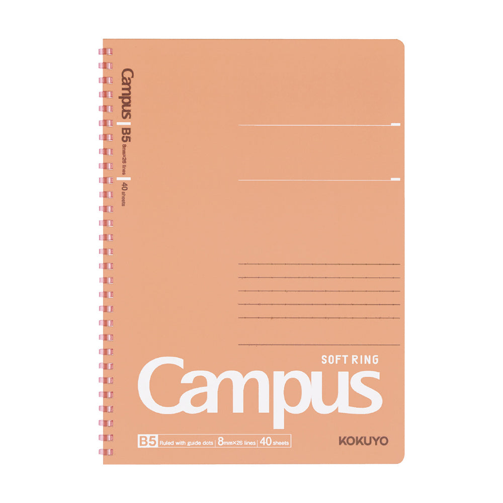 KOKUYO Campus AC Soft Ring Notebook B5 Pink