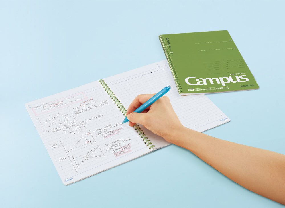 KOKUYO Campus AC Soft Ring Notebook A5 Dark Green