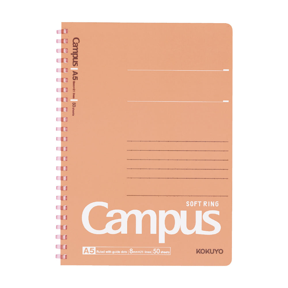 KOKUYO Campus AC Soft Ring Notebook A5 Pink