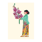 PAGODA KINGDOM Pie Tee Kids Series Card Bunga Anggerik/ Orchid