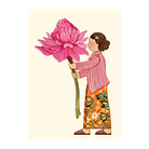 PAGODA KINGDOM Pie Tee Kids Series Card Bunga Kantan/Ginger Flower