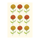 PAGODA KINGDOM Saffron Kids Series Card Marigold Blooms