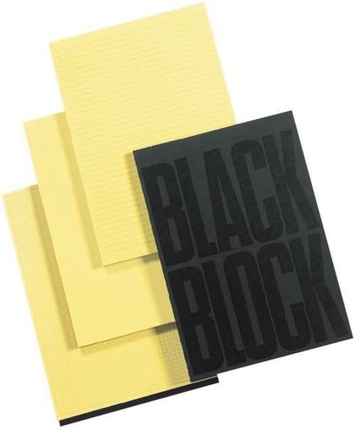 EXACOMPTA Black Block Pad 70sh Lined