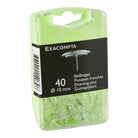 EXACOMPTA Drawing Pins 7x10mm Box of 40 Clear