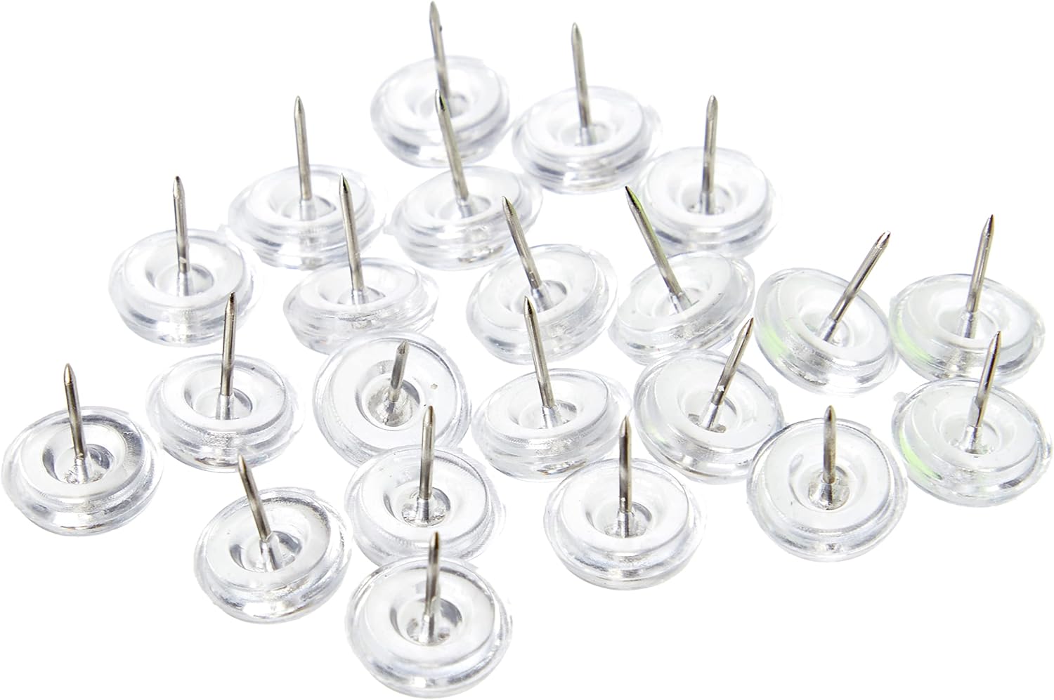 EXACOMPTA Drawing Pins 7x10mm Box of 40 Clear