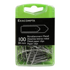 EXACOMPTA Paper Clips Box of 100 30mm / Silver