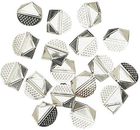 EXACOMPTA Corner Paper Clips Box of 100 Silver