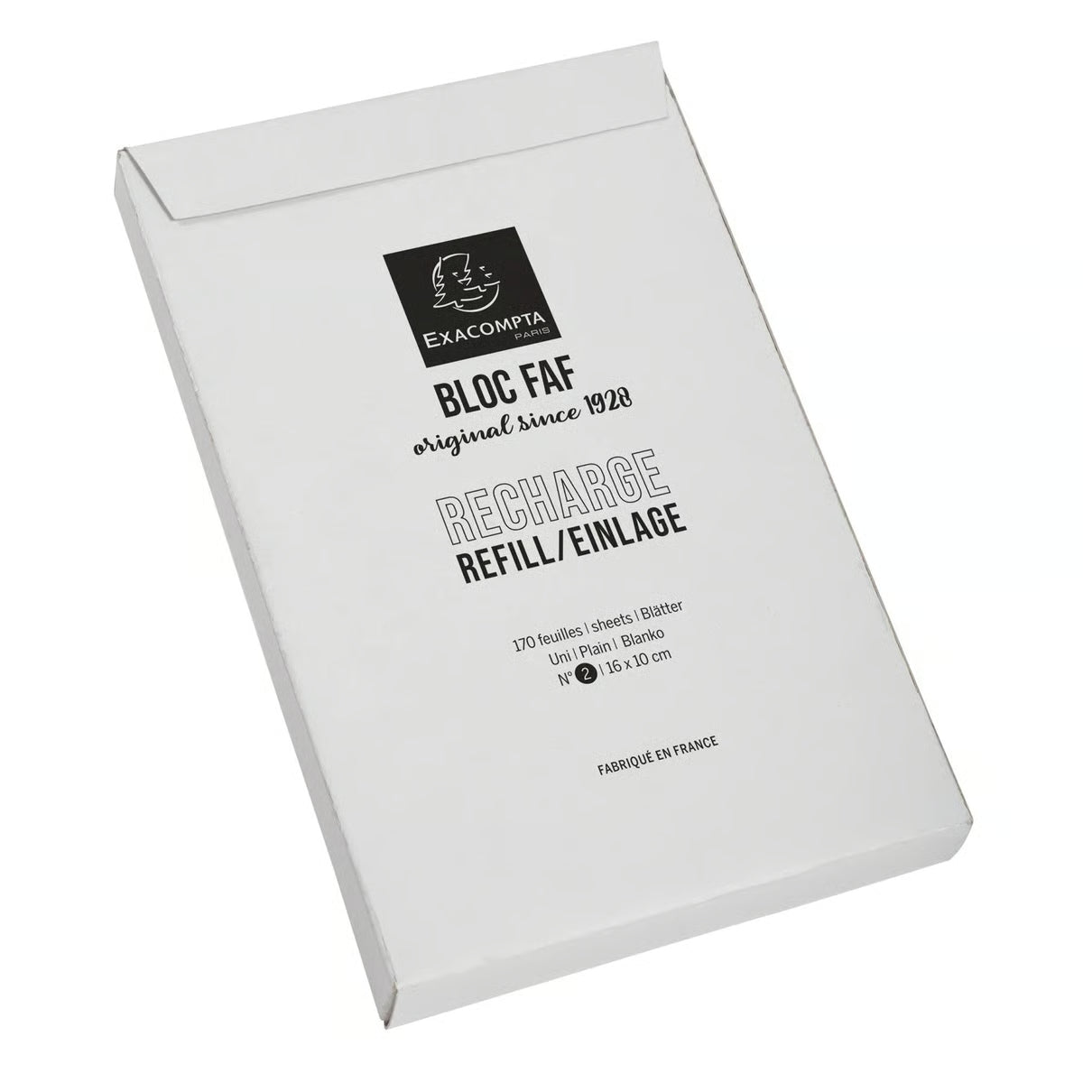 EXACOMPTA FAF Desk Pad Refill 170sh No.2 16x10cm / Plain / Box of 1