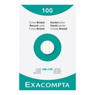 EXACOMPTA Record Cards White Case of 100 100x150mm / Lined