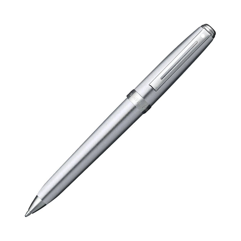 SHEAFFER Prelude 340 Brushed Chrome with Chrome Trim Ballpoint Pen