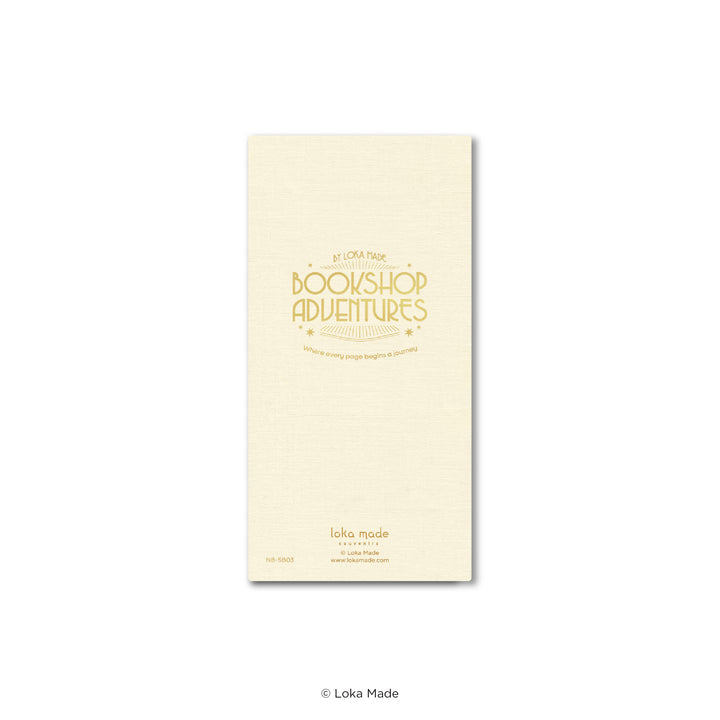 LOKAMADE Bookshop Adventures Stamp Book NB-SB03: Golden White