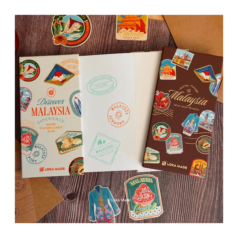LOKAMADE Journey Through Malaysia Stamp Book NB-SB13: Discover