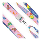 LOKAMADE Doodle Land Lanyard & ID Card Holder LD-DL-001: City Walk in Kuala Lumpur