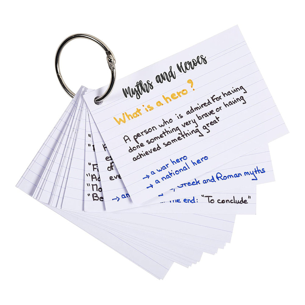 EXACOMPTA Revision Flashcards 50s A7 / White