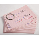EXACOMPTA Revision Flashcards 50s A7 / Pink