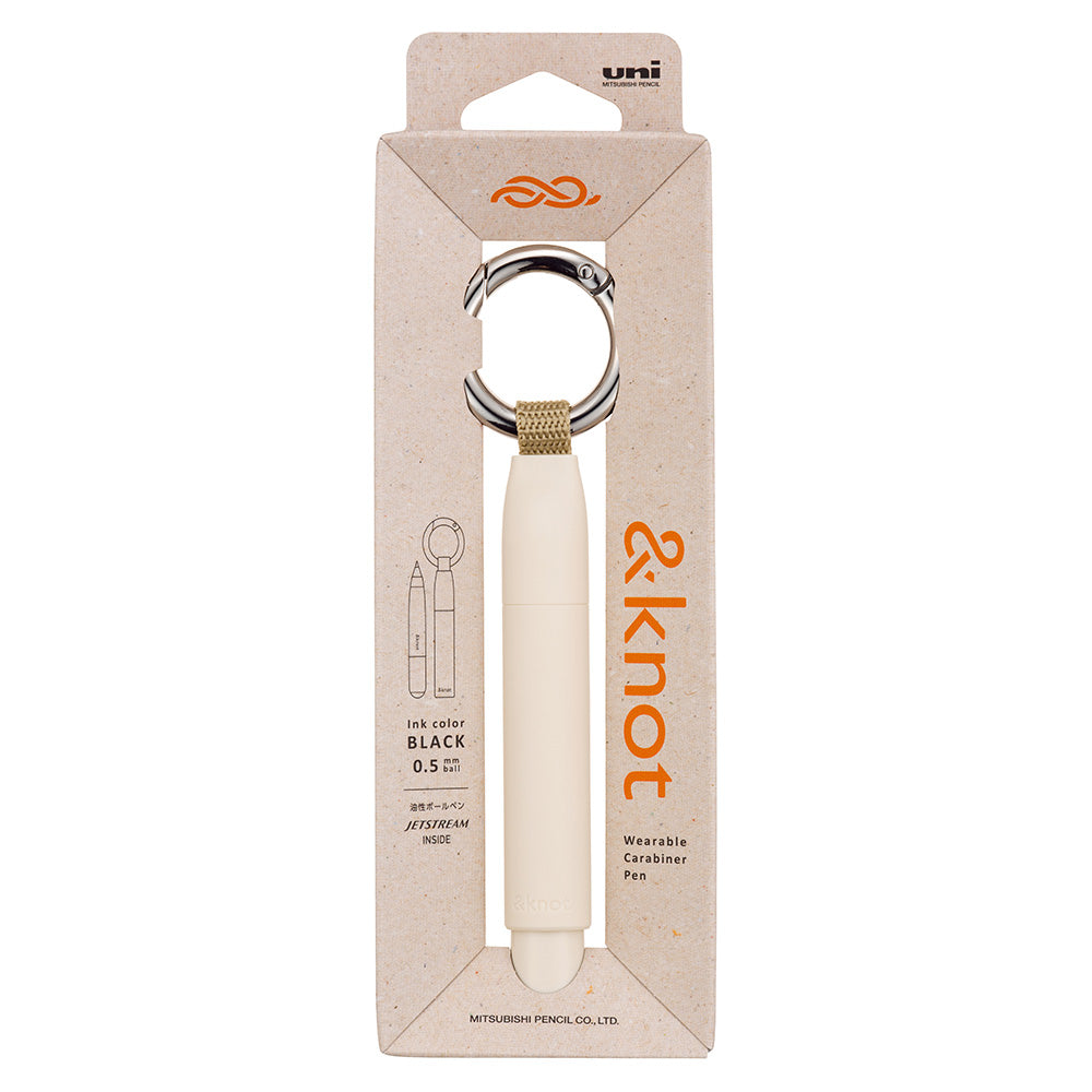 UNI &Knot Jetstream Ballpoint Pen 0.5mm Steam White