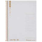 MARUMAN Spiral Note Basic 6.5mm Ruled 150s B5 / 80 Sheets / Grey