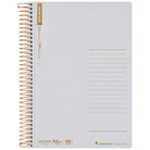 MARUMAN Spiral Note Basic 6.5mm Ruled 150s A5 / 150 Sheets / Grey