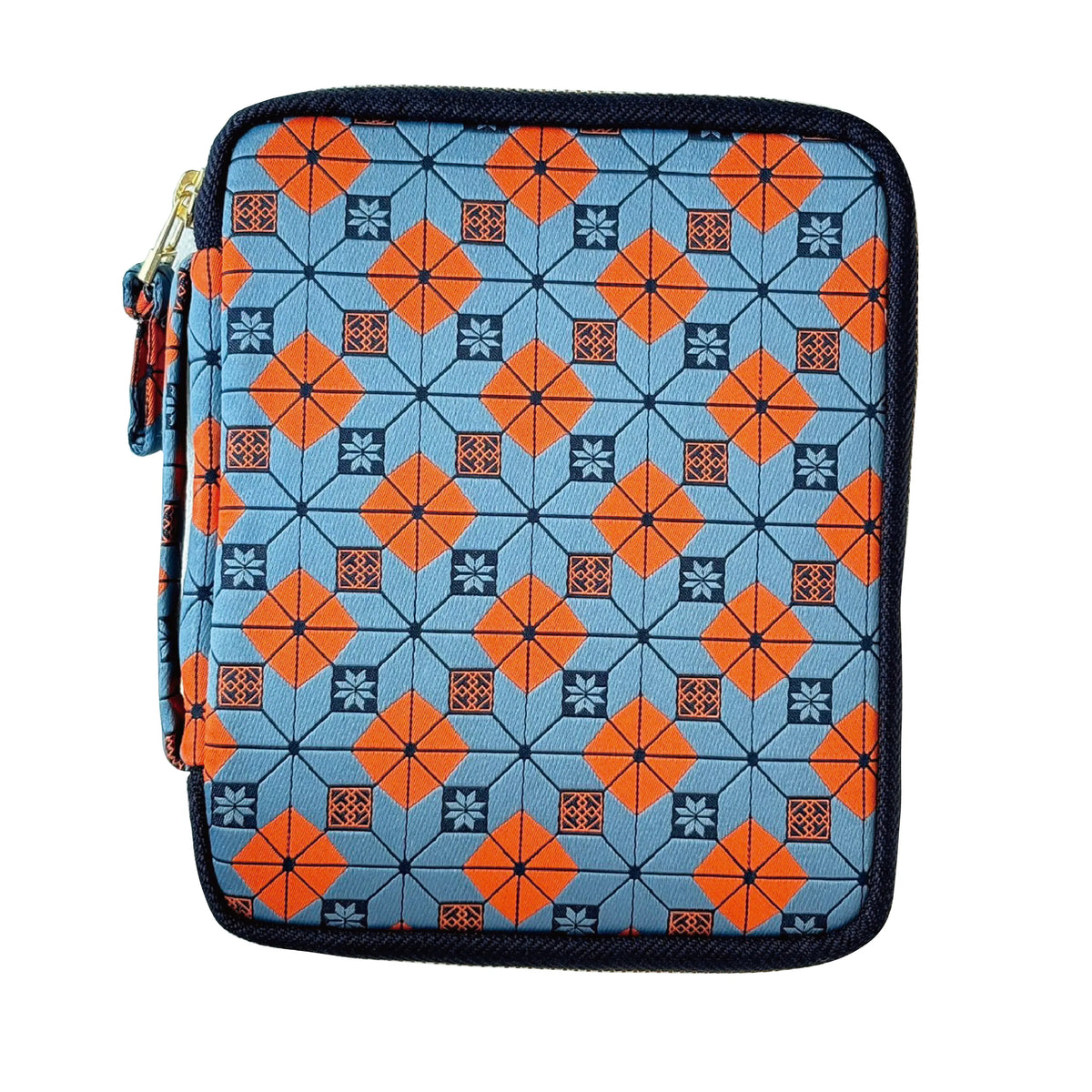KYOKU HAKU Zippered Pen Case 10 Slots Siraya Orange