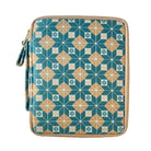 KYOKU HAKU Zippered Pen Case 10 Slots Siraya Khaki