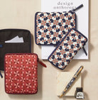 KYOKU HAKU Zippered Pen Case 5 Slots Archeology Red