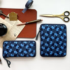 KYOKU HAKU Zippered Pen Case 5 Slots Archeology Blue