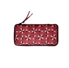 KYOKU HAKU Zippered Pen Case 3 Slots Archeology Red