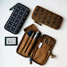 KYOKU HAKU Zippered Pen Case 3 Slots Memories