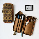 KYOKU HAKU Zippered Pen Case 3 Slots Belief