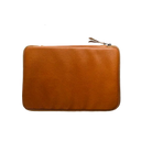 KYOKU HAKU Zipper Notebook Jacket Chrome Leather Brown