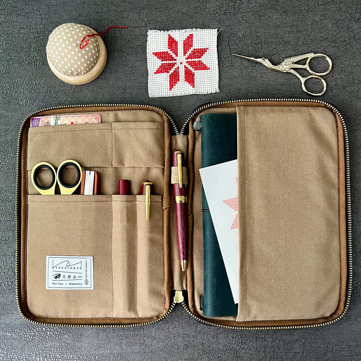 KYOKU HAKU Zipper Notebook Jacket Belief