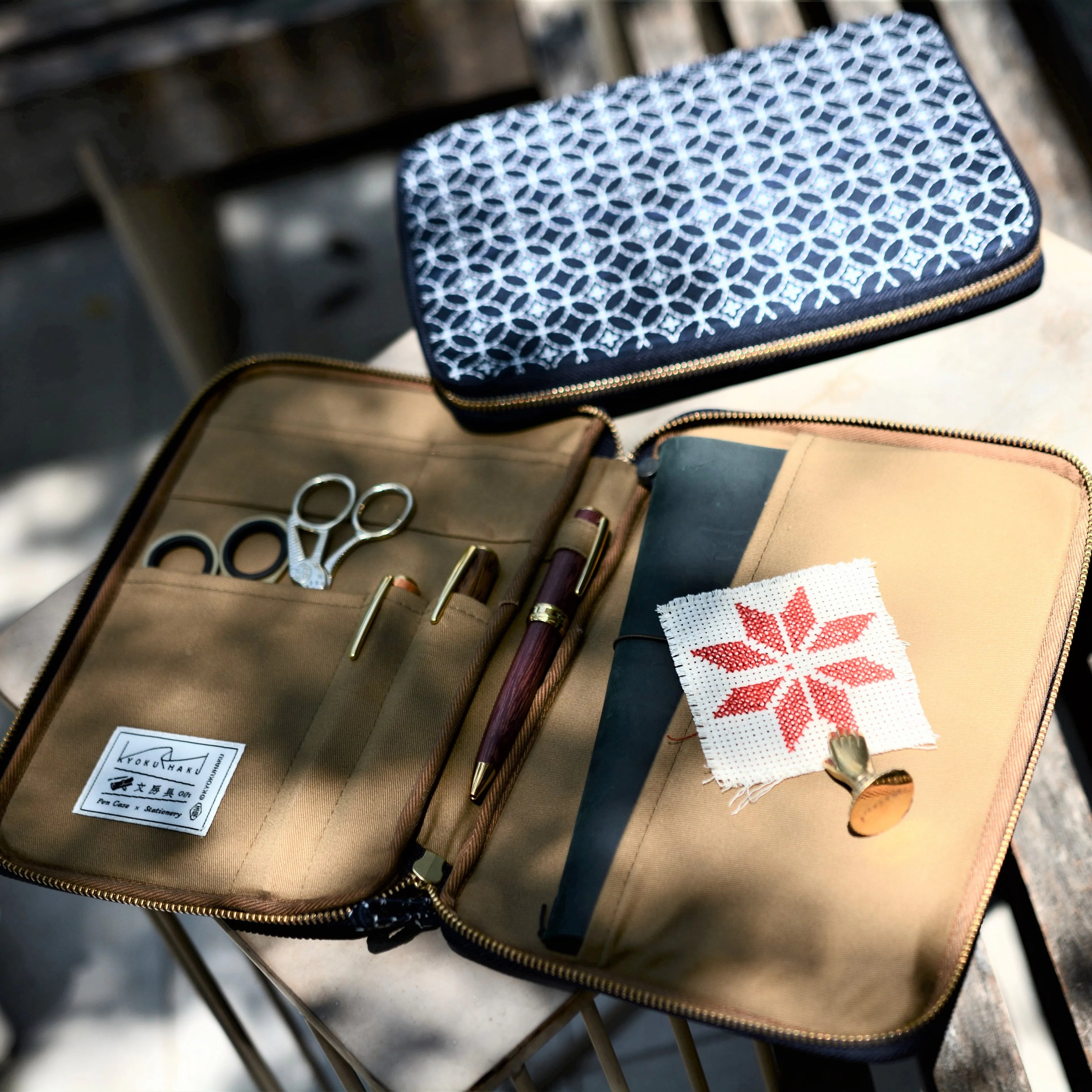 KYOKU HAKU Zipper Notebook Jacket Belief