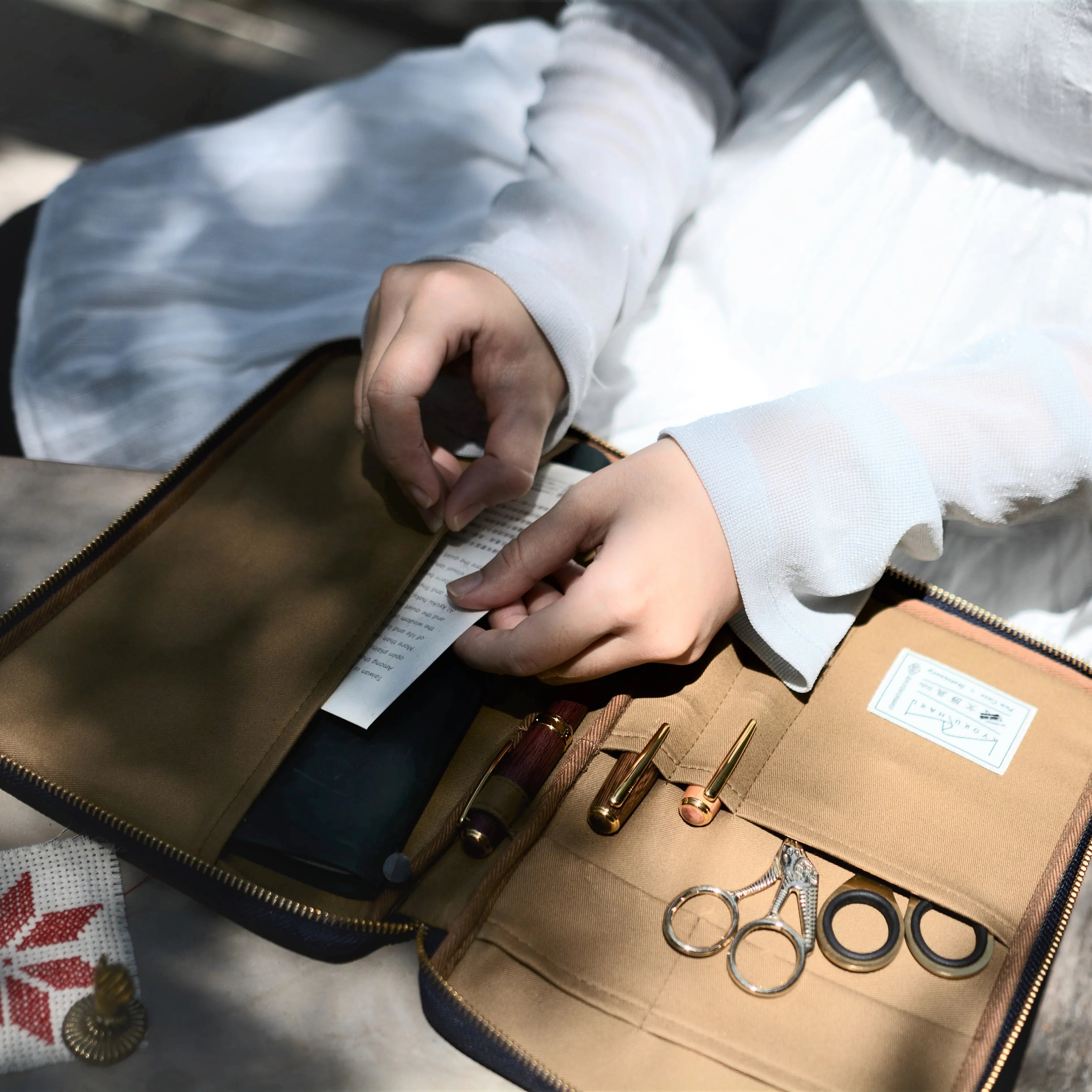 KYOKU HAKU Zipper Notebook Jacket Belief