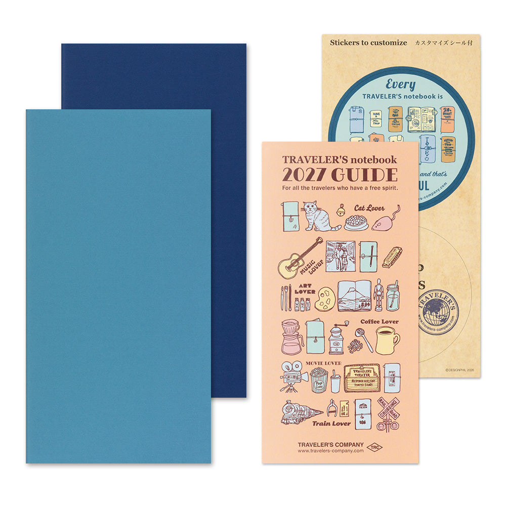 [Pre-Order] TRAVELERS Notebook 2027 Regular Weekly+Memo Refill