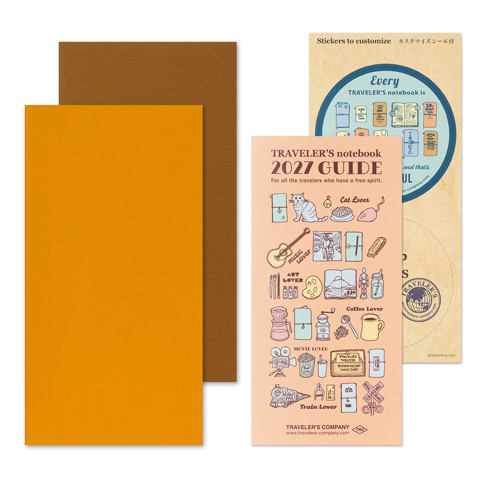 [Pre-Order] TRAVELERS Notebook 2027 Regular Weekly Vertical Refill