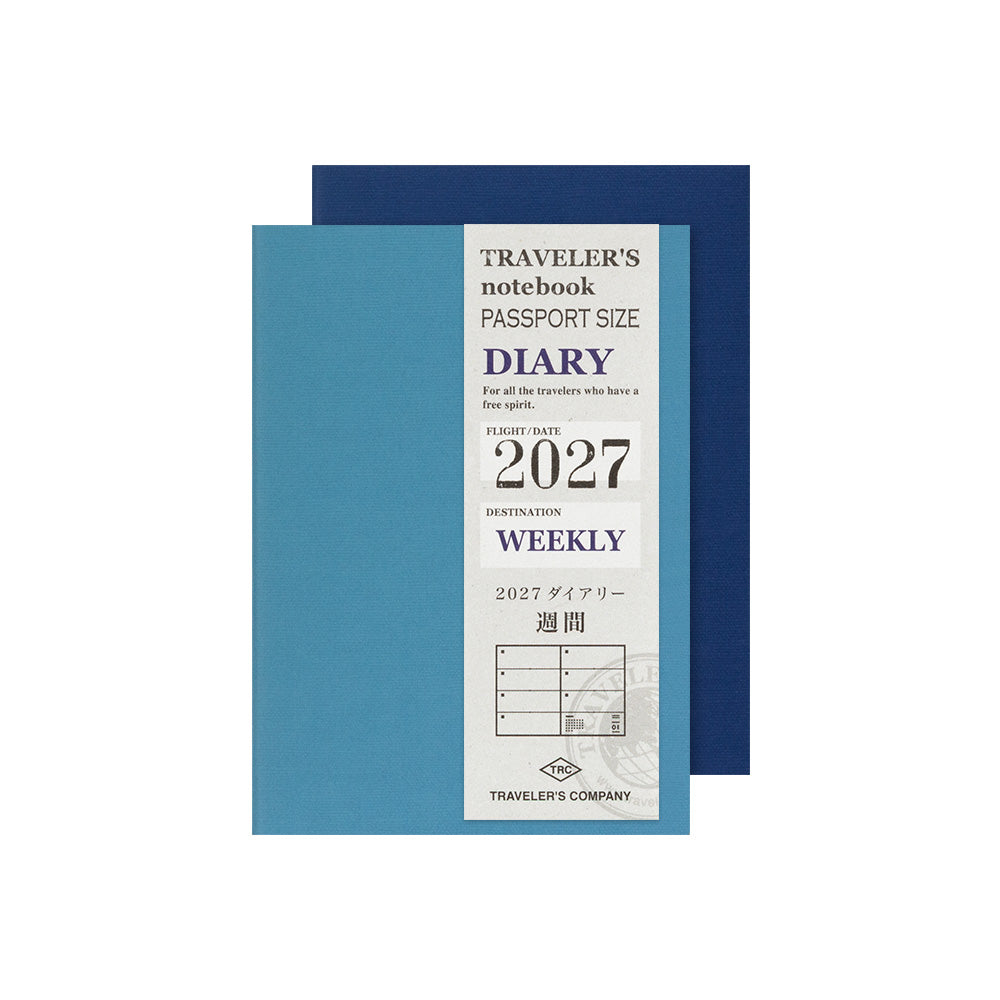 [Pre-Order] TRAVELERS Notebook 2027 Passport Weekly Refill