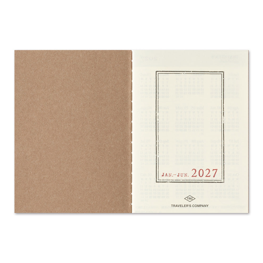 [Pre-Order] TRAVELERS Notebook 2027 Passport Weekly Refill