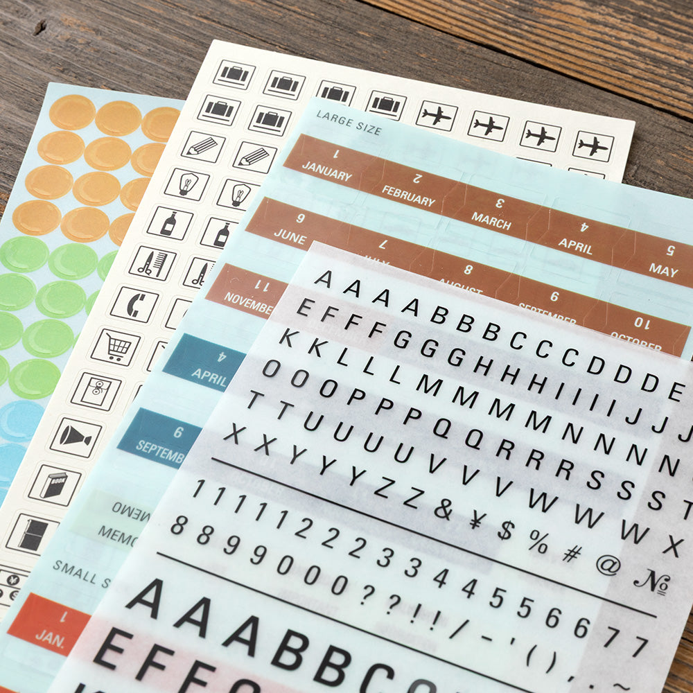 [Pre-Order] TRAVELERS Notebook 2027 Customized Sticker Set for Diary